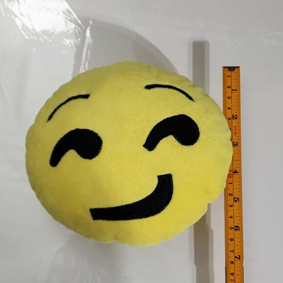 Kids / Adult Yellow Face Emoji Plush NEW FREE with $30 Bundle Purchase - Picture 5 of 6
